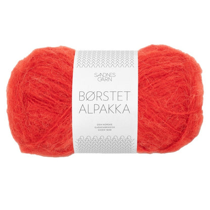 Borstet Alpakka von Sandnes Garn | 50g – scarlet red [4018]