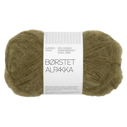 Borstet Alpakka von Sandnes Garn | 50g – dark olive [9873]