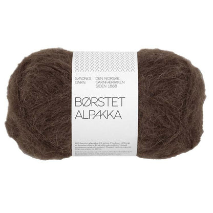 Borstet Alpakka von Sandnes Garn | 50g – dark brown [3082]