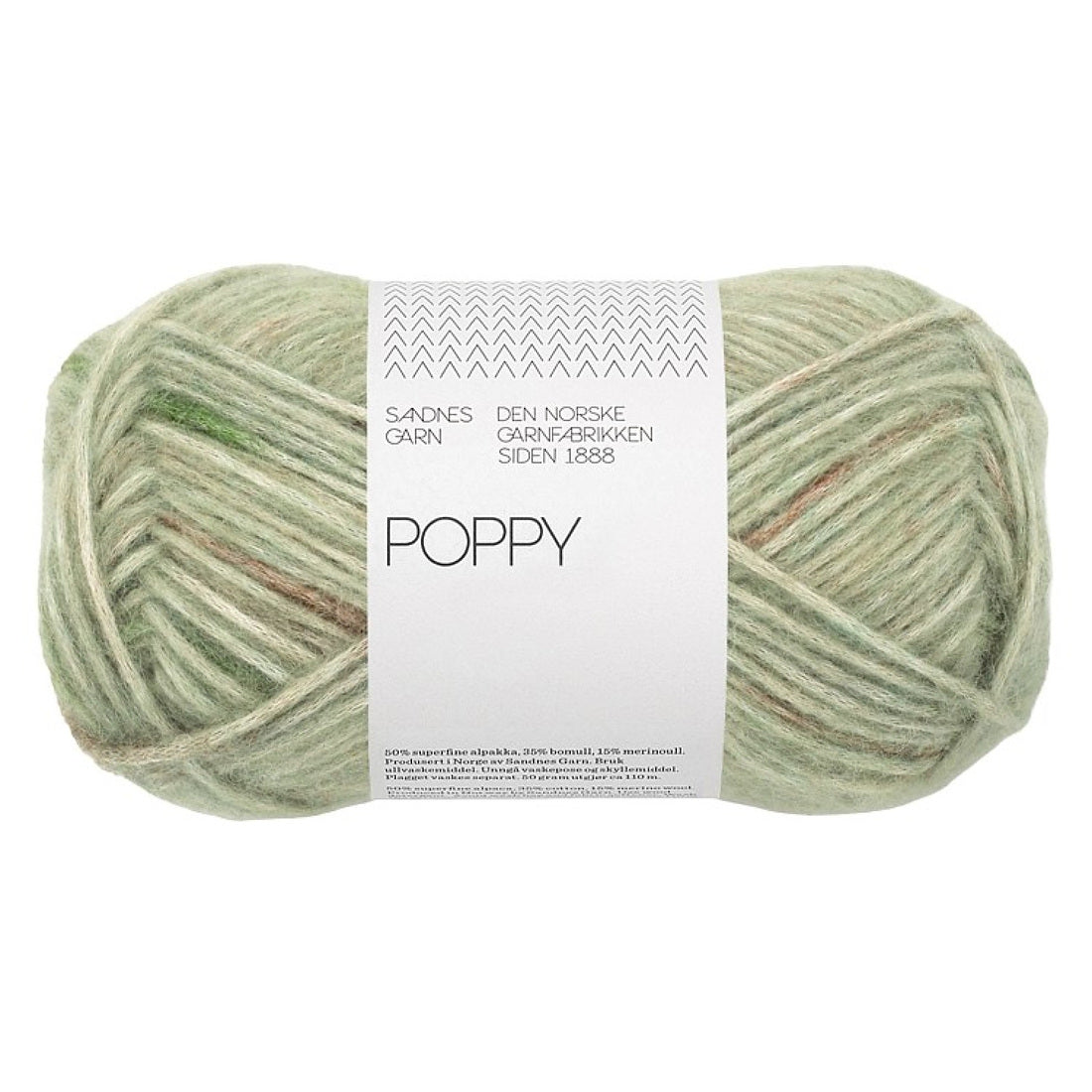 Poppy von Sandnes Garn | 50g – green marble [8520]