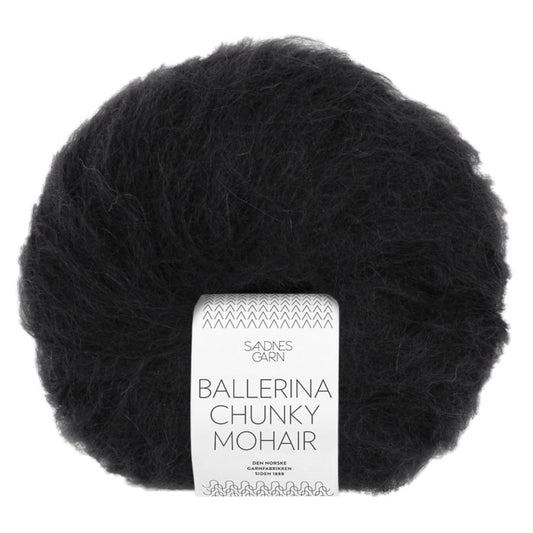 Ballerina Chunky Mohair von Sandnes Garn | 50g – black [1099]