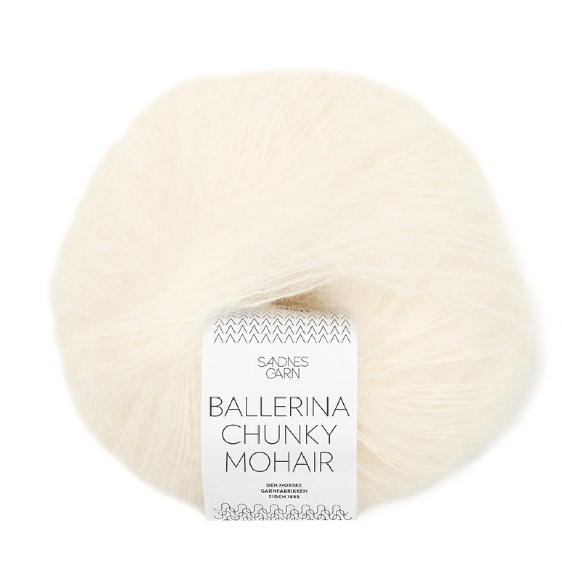 Ballerina Chunky Mohair von Sandnes Garn | 50g – natural white [1012]