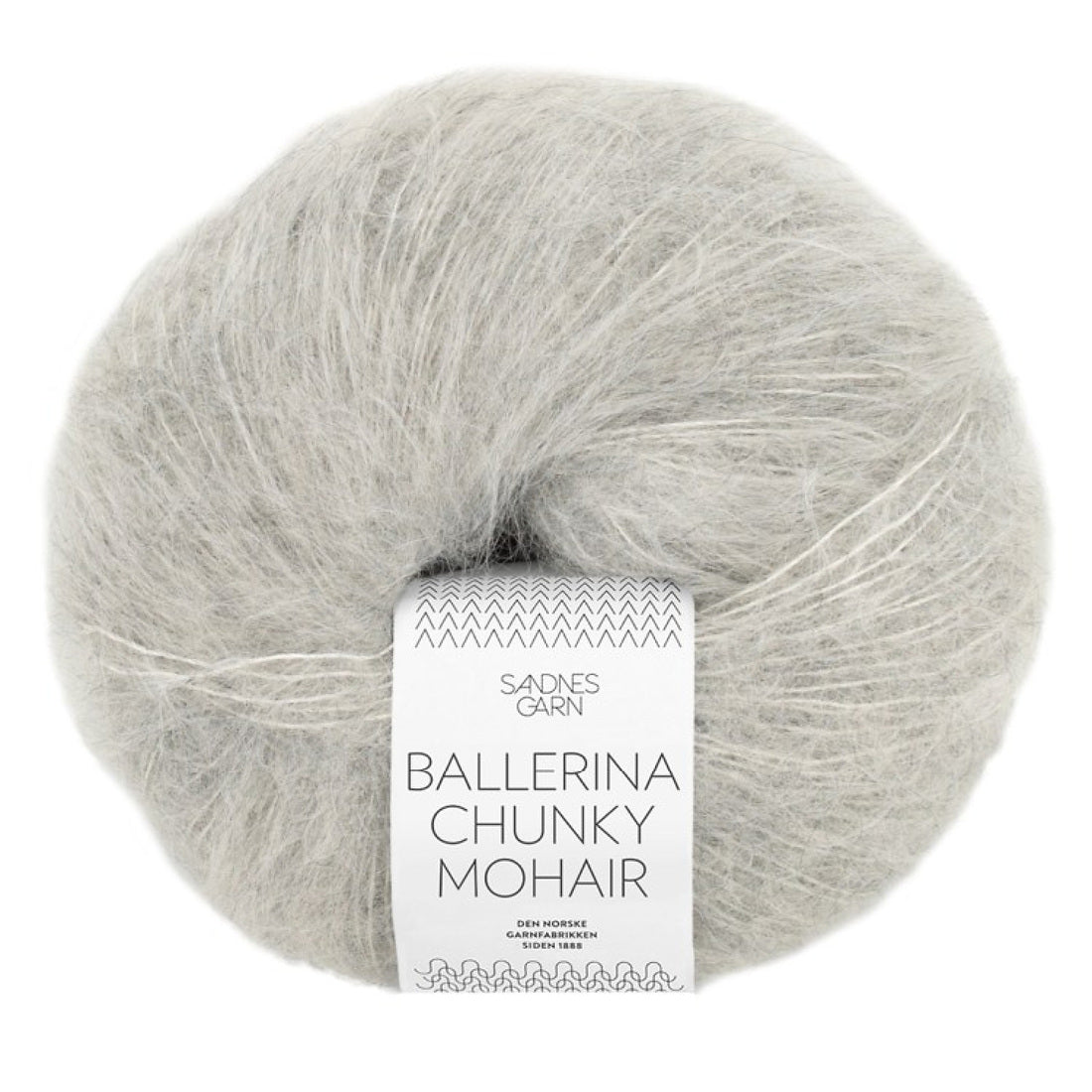 Ballerina Chunky Mohair von Sandnes Garn | 50g – light grey melange [1022]