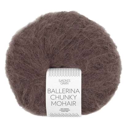 Ballerina Chunky Mohair von Sandnes Garn | 50g – dark chocolate [3880]