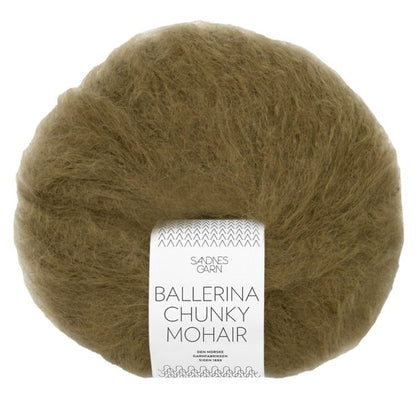 Ballerina Chunky Mohair von Sandnes Garn | 50g – dark olive [9873]