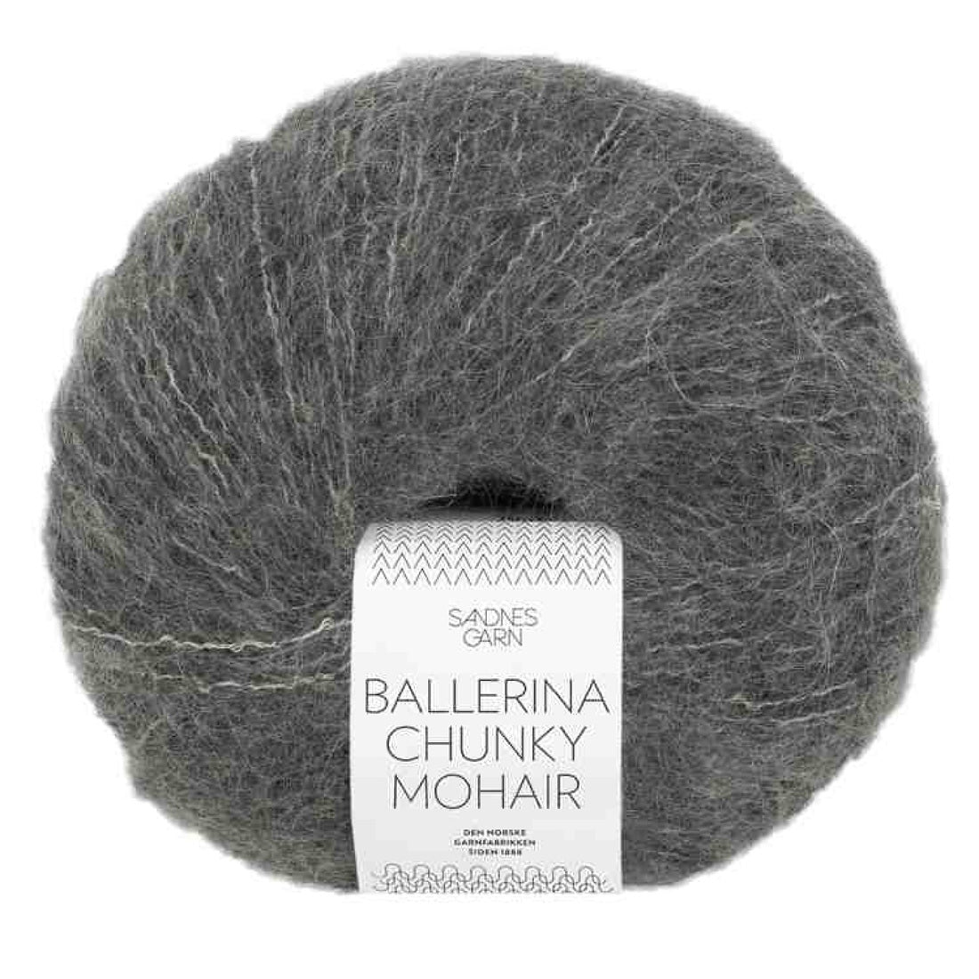 Ballerina Chunky Mohair von Sandnes Garn | 50g – dark grey melange [1053]