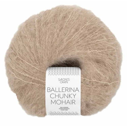 Ballerina Chunky Mohair von Sandnes Garn | 50g – beige melange [2650]