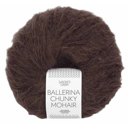 Ballerina Chunky Mohair von Sandnes Garn | 50g – chocolate plum [3591]