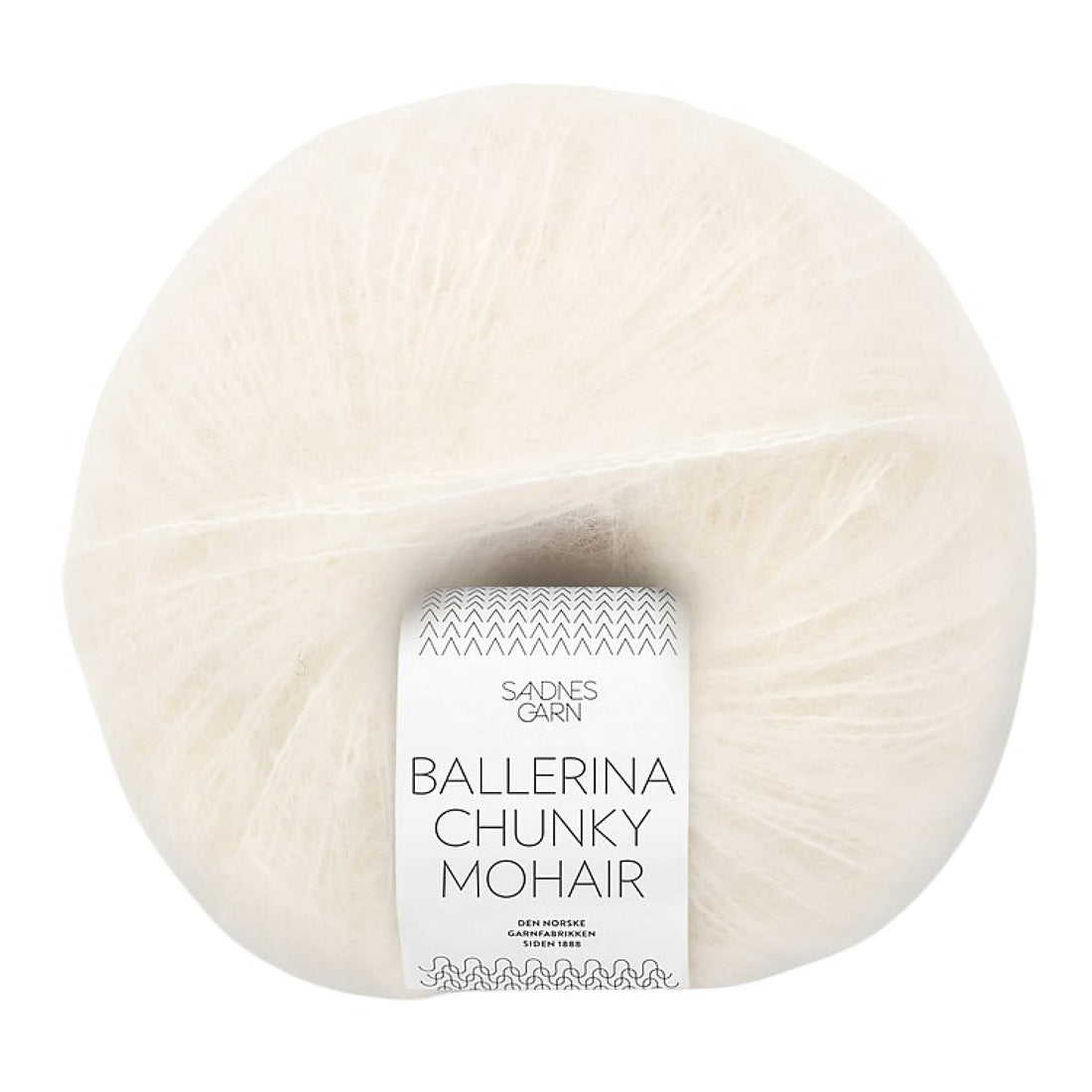 Ballerina Chunky Mohair von Sandnes Garn | 50g – true white [1001]