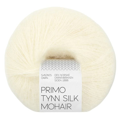 Primo Tynn Silk Mohair von Sandnes Garn | 25g – natural white [1012]