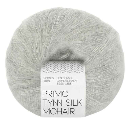 Primo Tynn Silk Mohair von Sandnes Garn | 25g – light grey melange [1022]