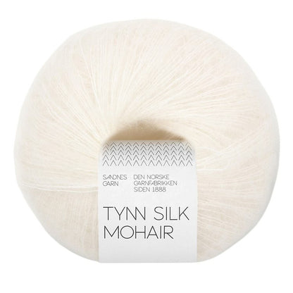 Tynn Silk Mohair von Sandnes Garn | 25g – true white [1001]