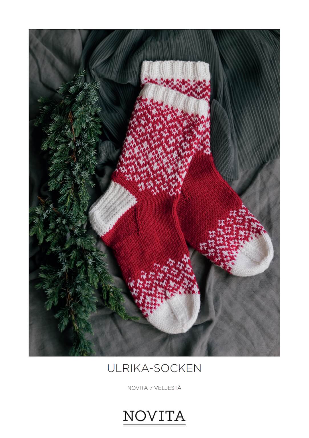 Novita ULRIKA – Strickanleitung für Weihnachtssocken