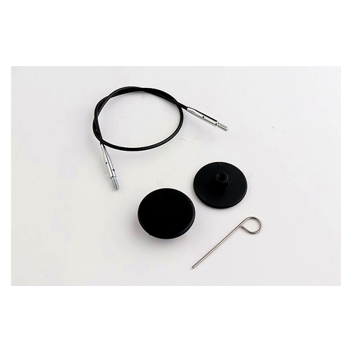 40 cm (Seil 20 cm) / Schwarz