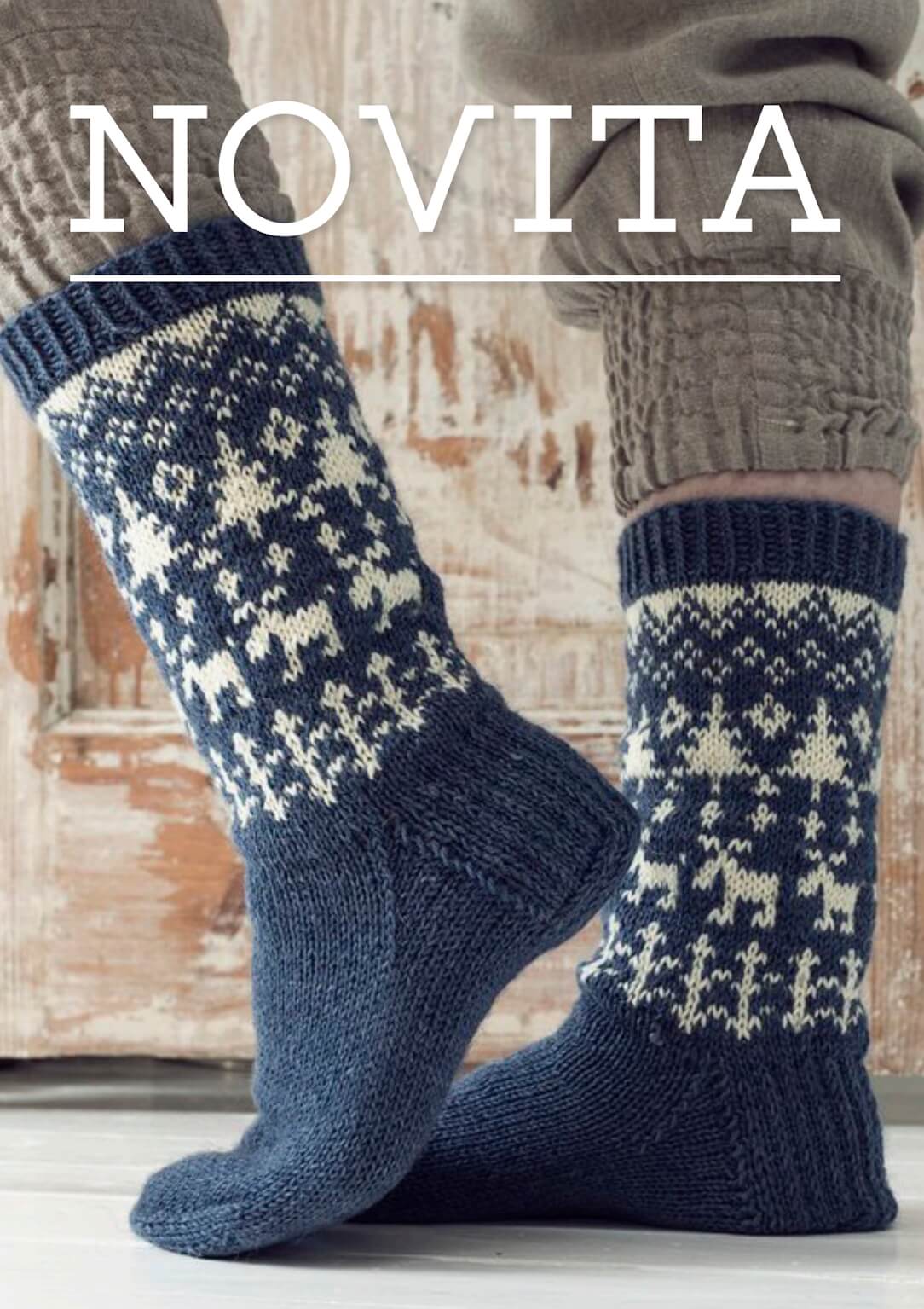 Novita WALDAUSFLUG – Strickanleitung für nordische Socken