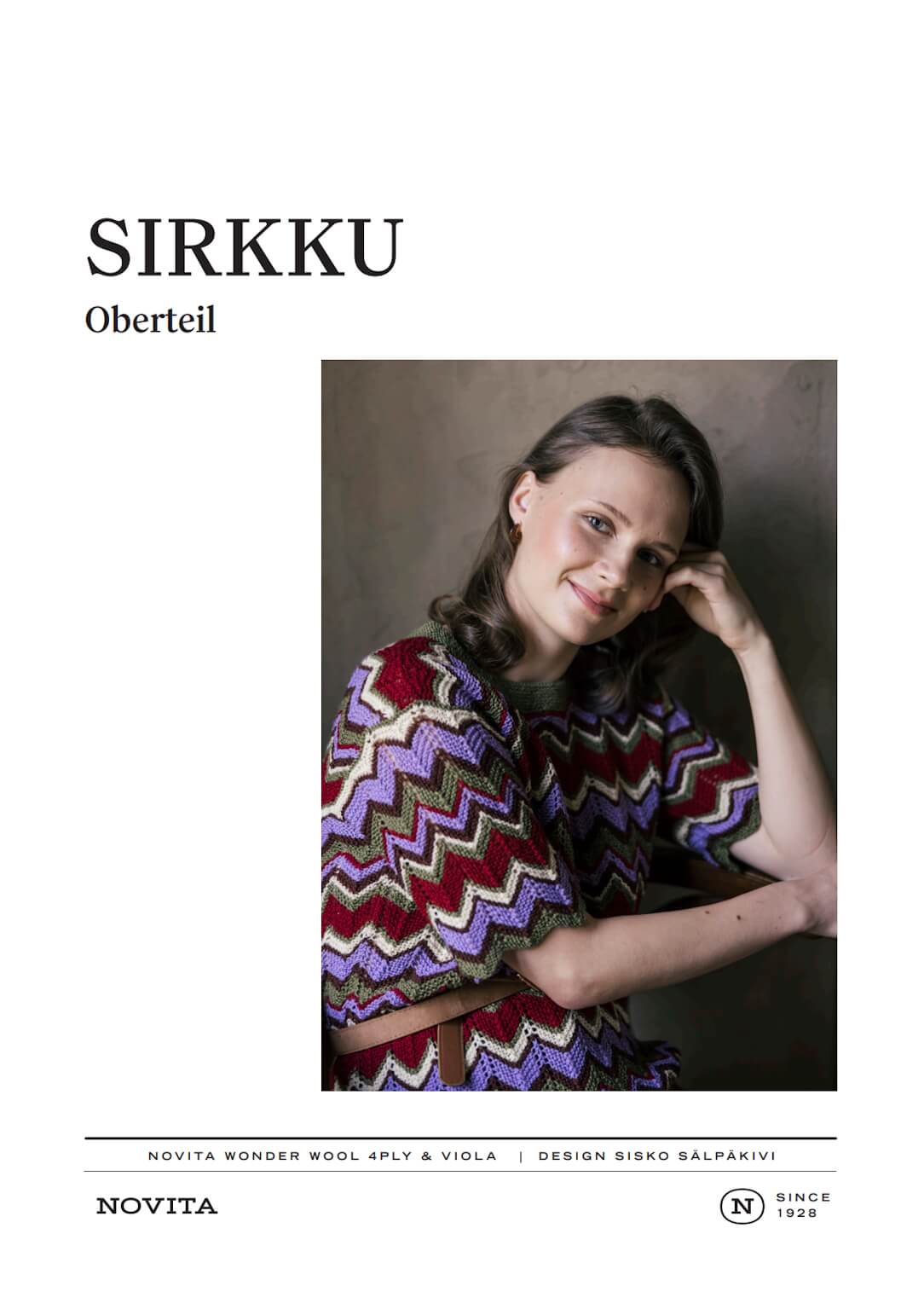 Novita SIRKKU – Strickanleitung Damen-Oberteil