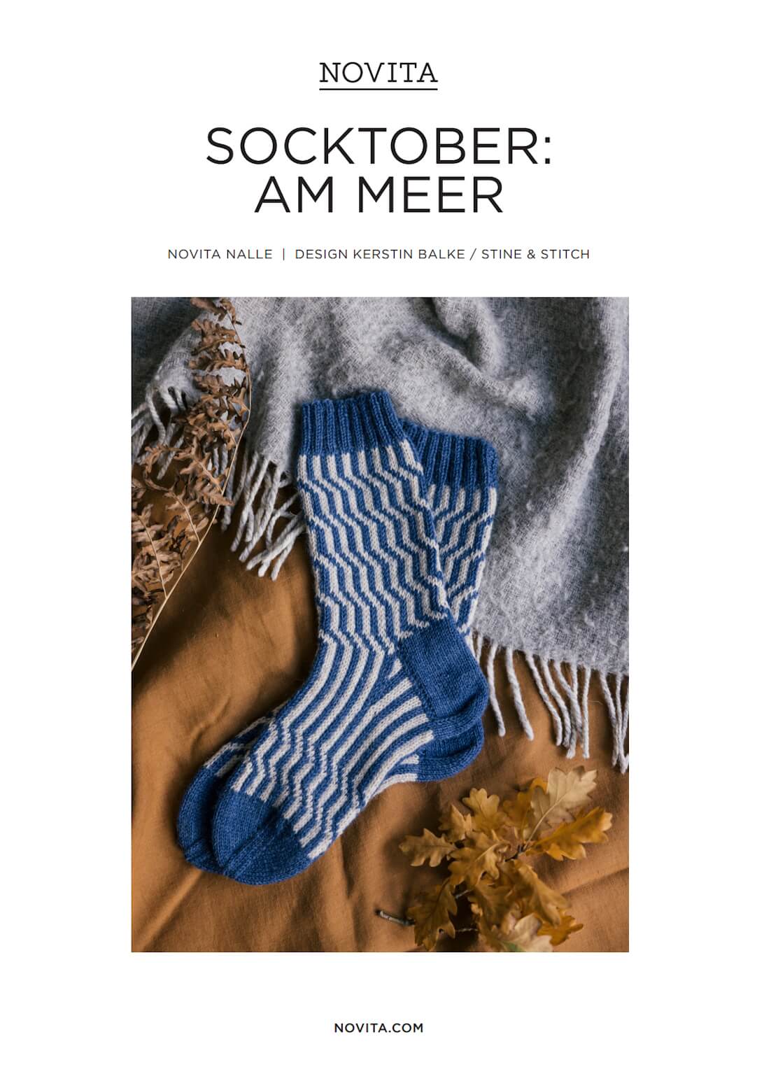 Novita SOCKTOBER: AM MEER – Strickanleitung