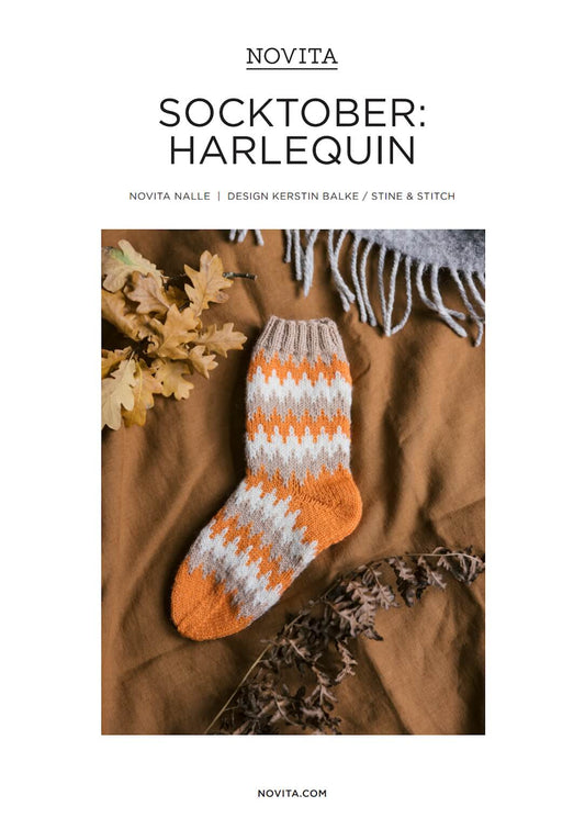 Novita SOCKTOBER: HARLEQUIN – Strickanleitung
