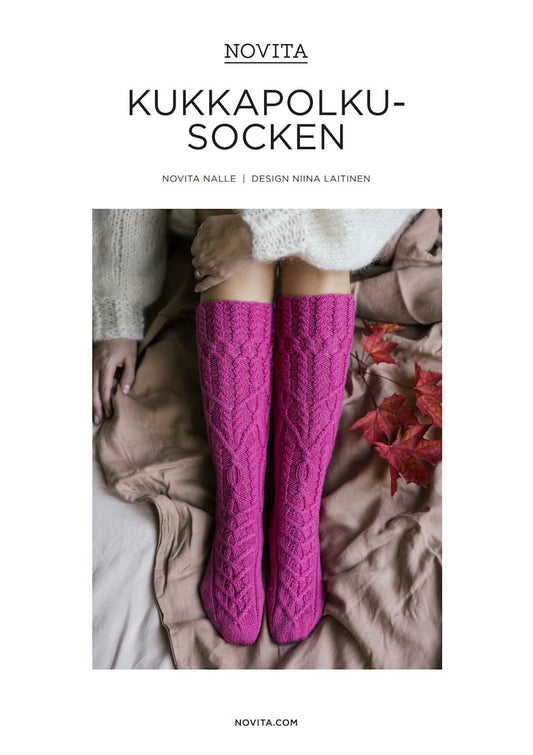 Novita KUKKAPOLKU – Strickanleitung Socken