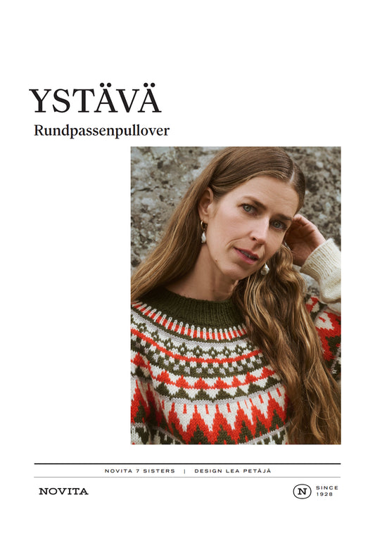 Novita YSTÄVÄ – Strickanleitung Rundpassenpullover