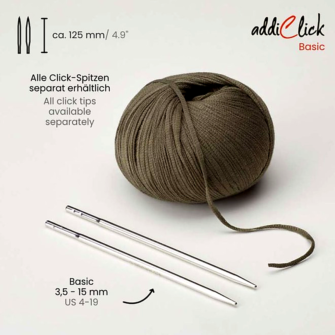 addiClick Basic Nadelspitzen mit Click-Verbindung