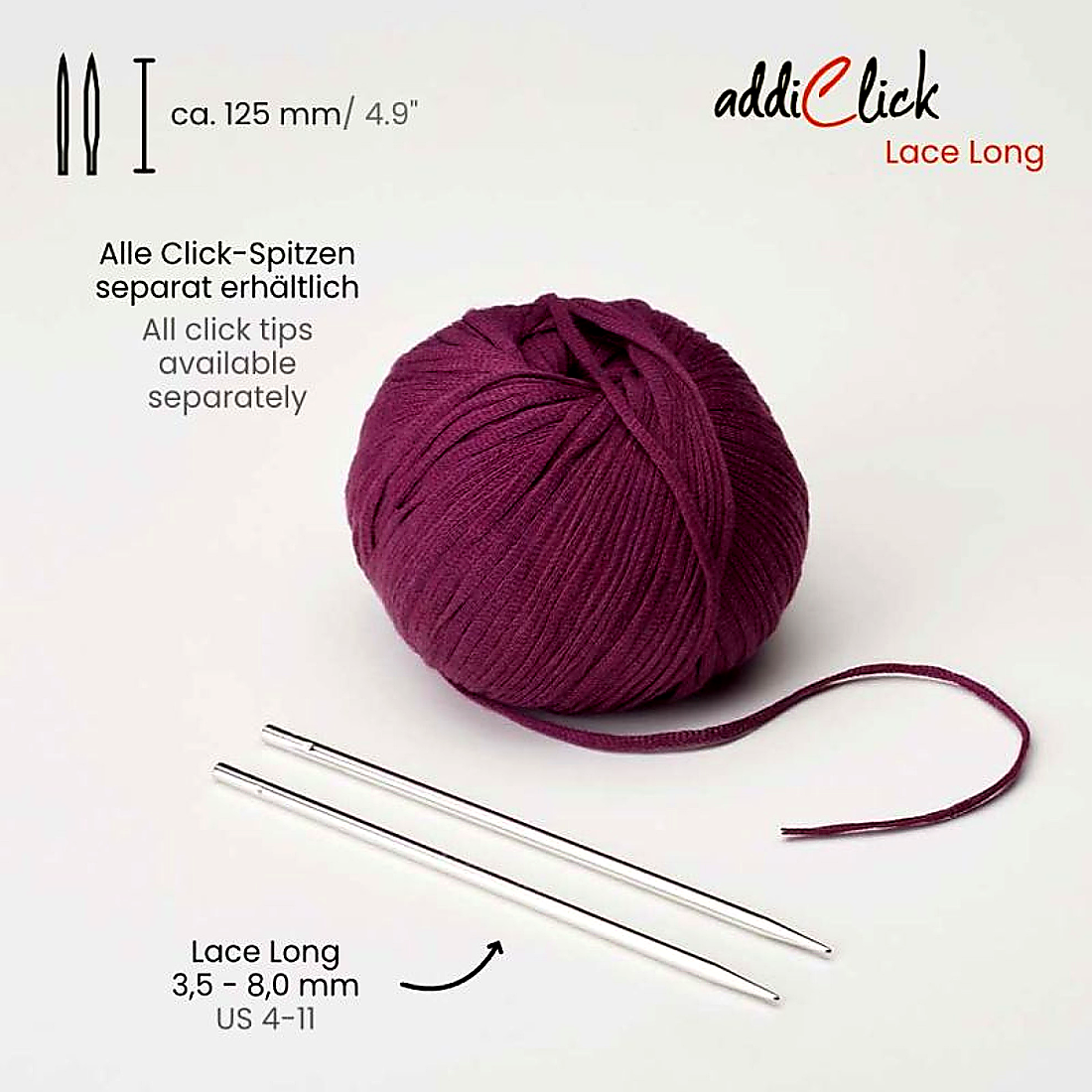 addiClick Lace Long Spitzen im Detail