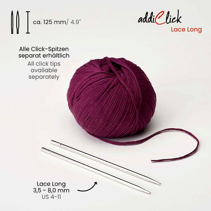 addiClick Lace Long Spitzen im Detail