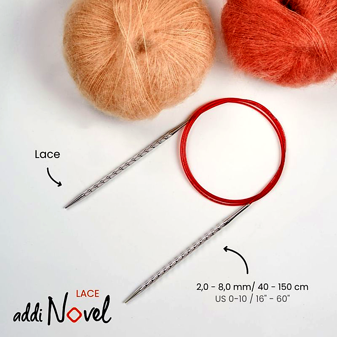 addiNovel Lace – viereckige Metallspitzen