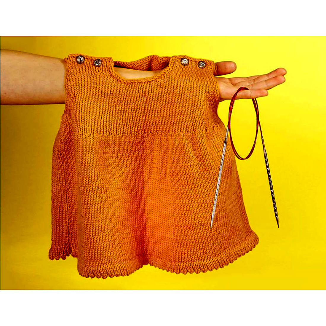 addiNovel Lace Rundstricknadel im Einsatz