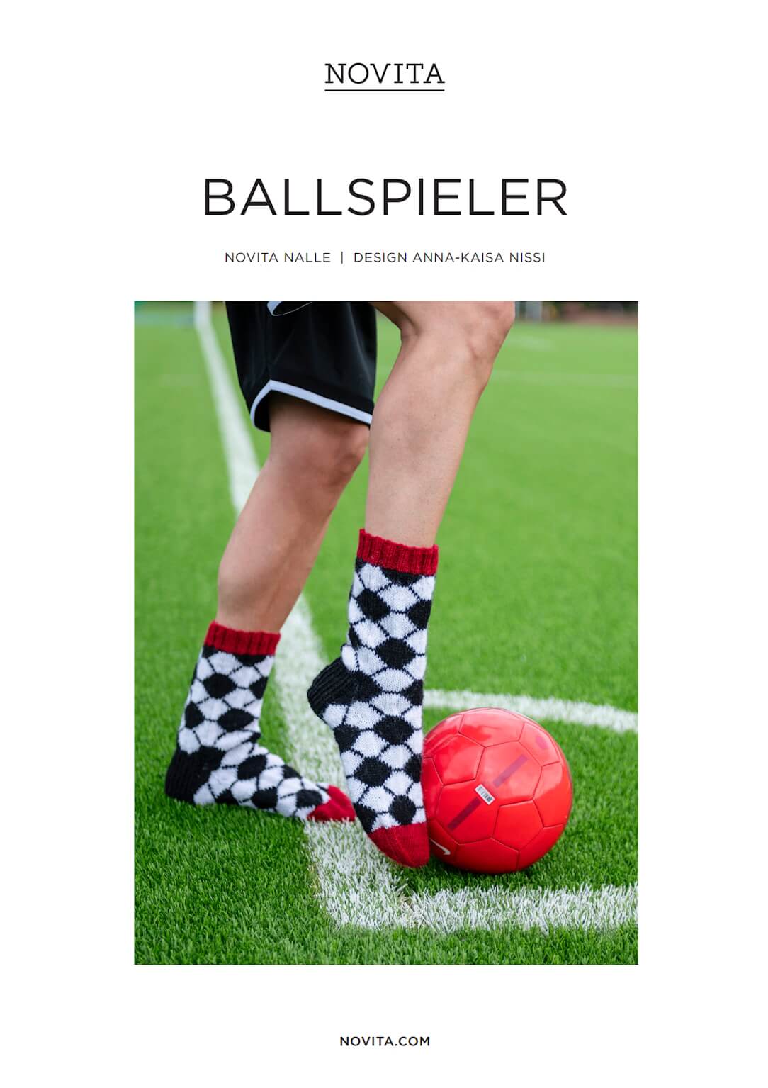 Novita BALLSPIELER – Strickanleitung für Fußball-Socken