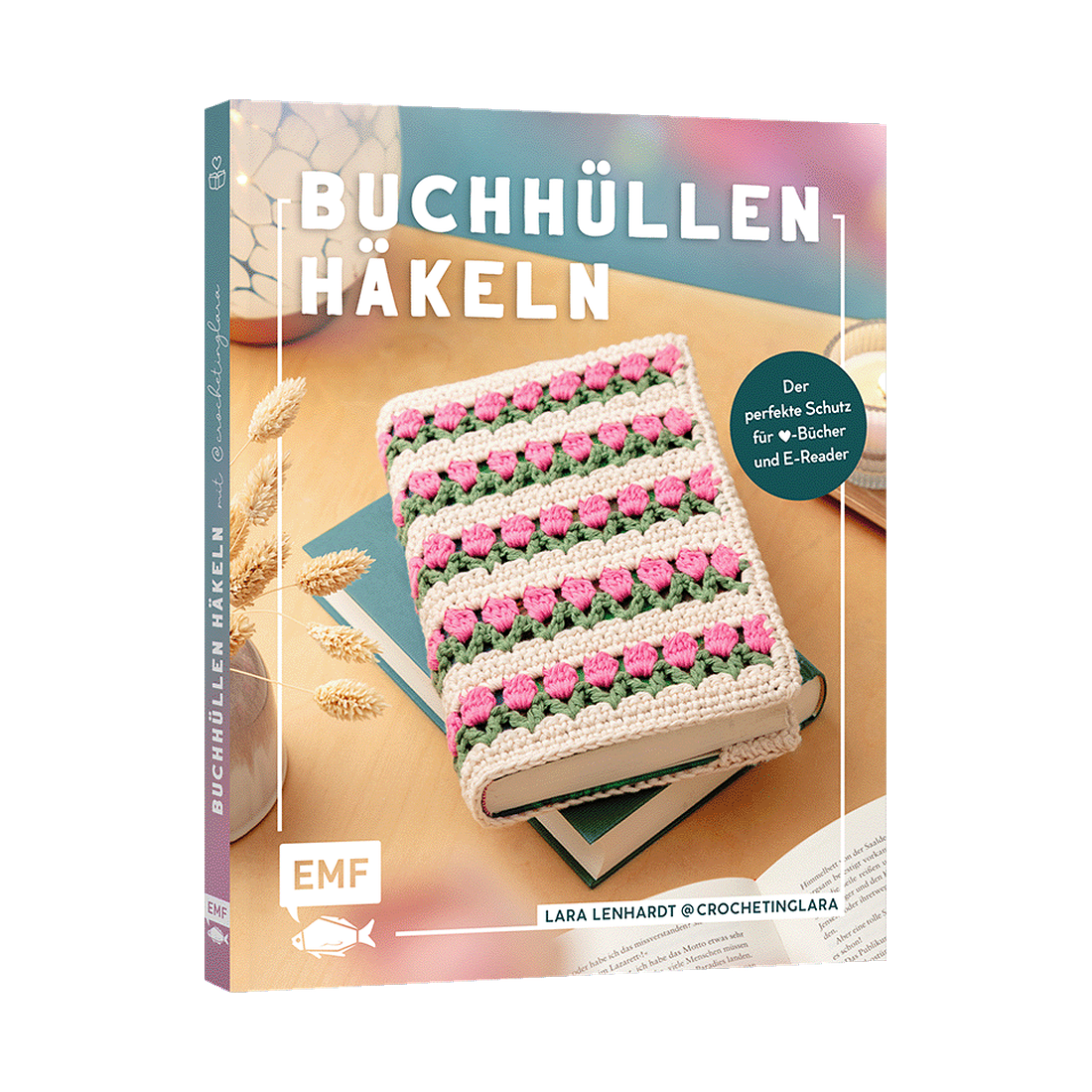 Buchhüllen häkeln – mit crochetinglara von EMF