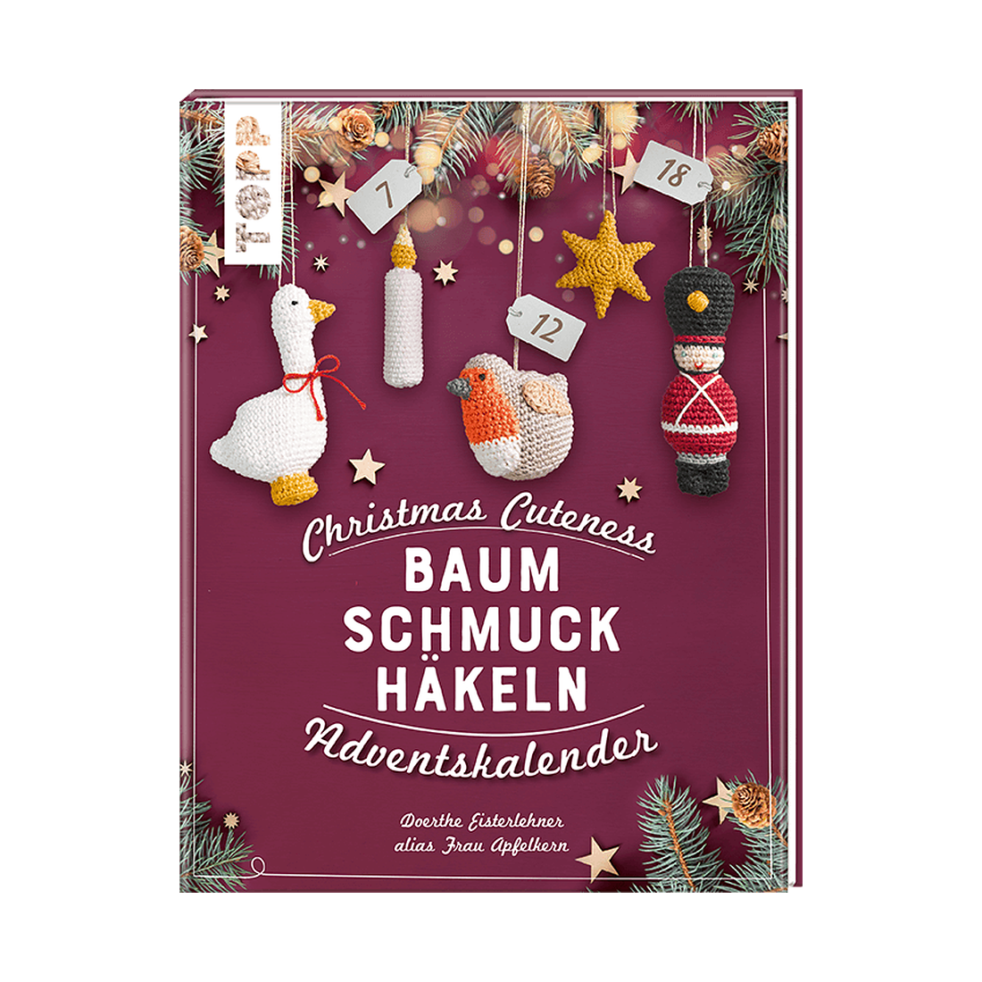 Christmas Baumschmuck häkeln Adventskalender von frechverlag
