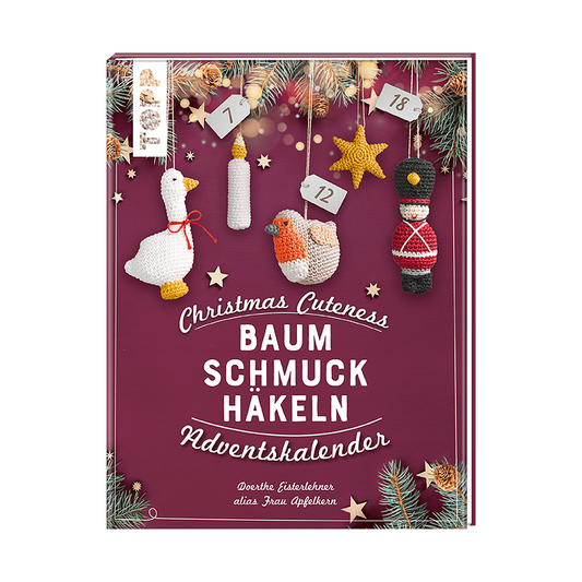 Christmas Baumschmuck häkeln Adventskalender von frechverlag