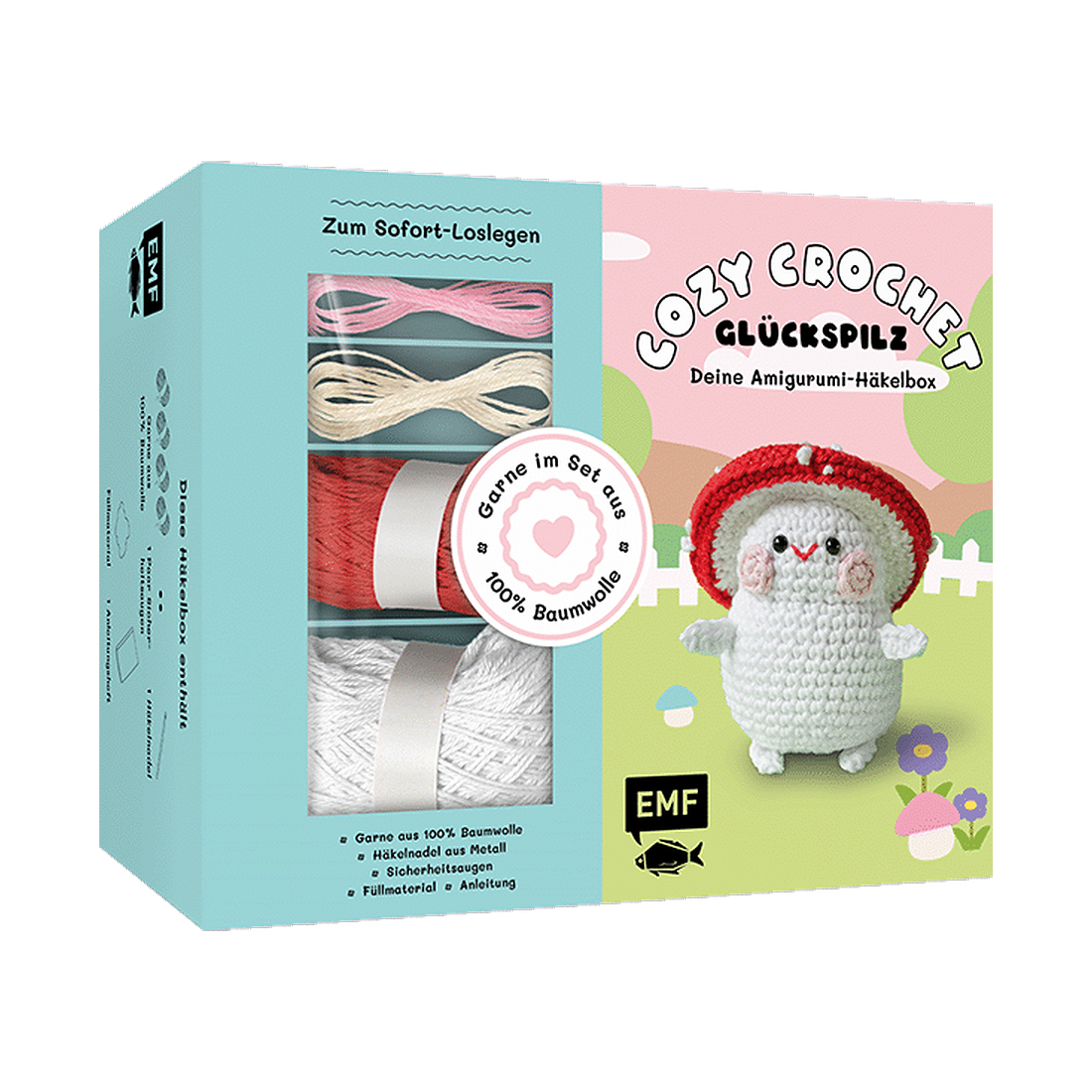 Cozy Crochet – Deine Amigurumi-Häkelbox: Glückspilz von EMF