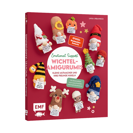 Emotional Support Wichtel-Amigurumis – Kleine Mutmacher und ihre Freunde häkeln von EMF