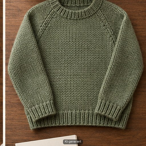 Garnknäuel und Reserve werden für einen Pullover geplant
