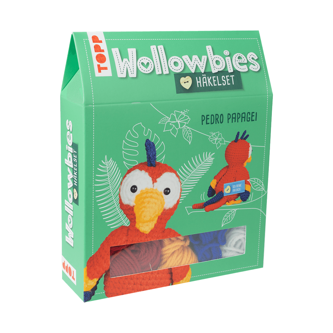 Häkelset Wollowbies Papagei von frechverlag