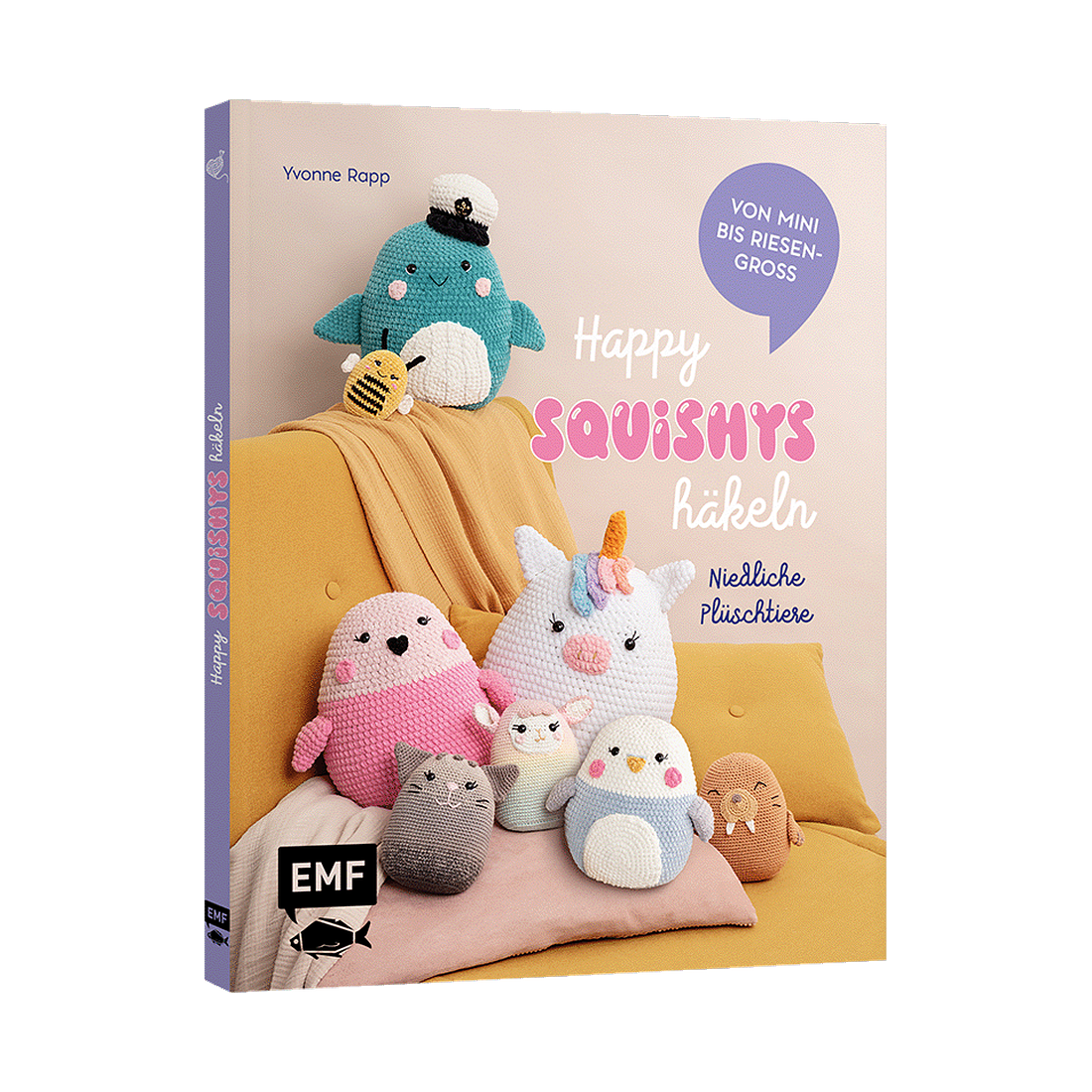 Happy Squishys häkeln – Niedliche Plüschtiere für Squishmallow-Fans von EMF