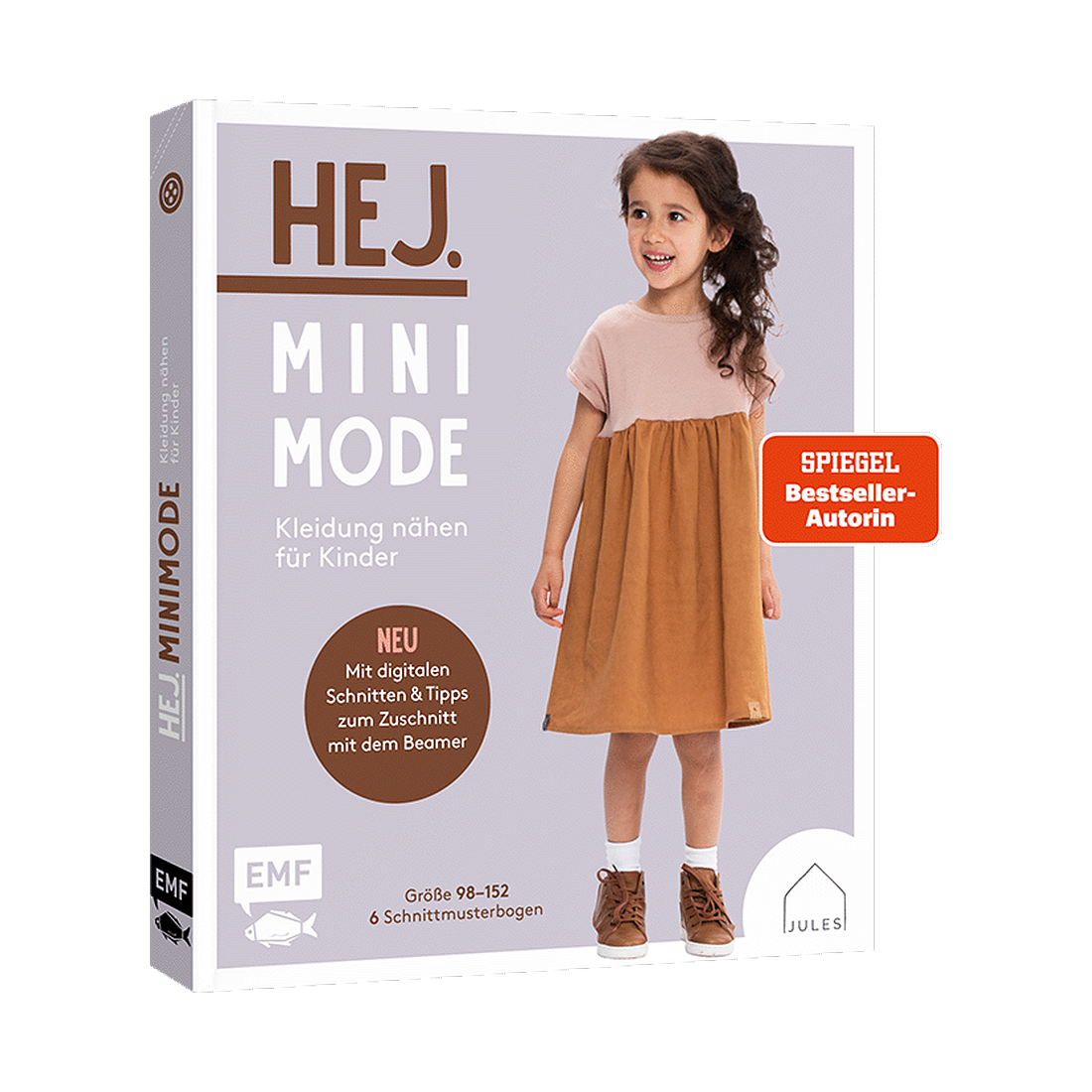 Hej. Minimode – Kleidung nähen für Kinder. Mit digitalen Schnitten und Tipps zum Zuschnitt mit dem Beamer von EMF