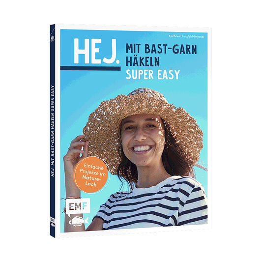 Hej. Mit Bast-Garn häkeln super easy von EMF