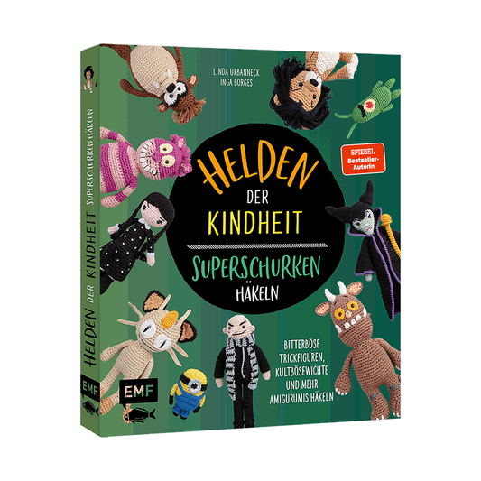 Helden der Kindheit – Das Häkelbuch der Superschurken von EMF