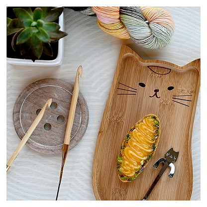 KnitPro Bamboo austauschbare tunesische Häkelnadel