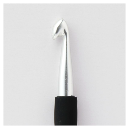 KnitPro Häkelnadel Silber – ergonomischer Griff