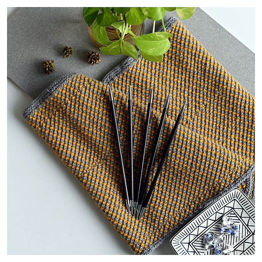 KnitPro Karbonz Nadelspiel aus Karbonfaser