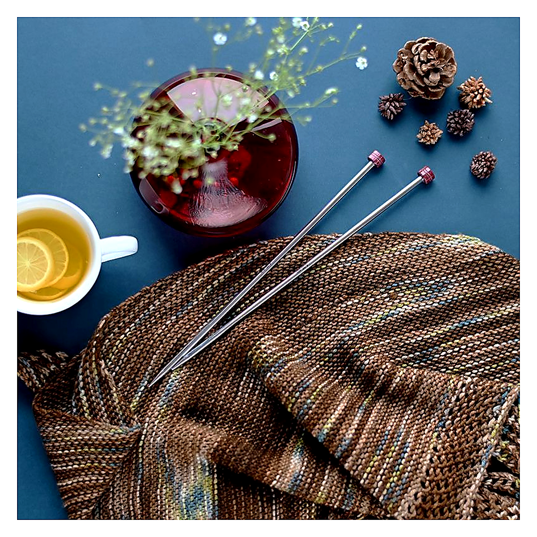 KnitPro Nova Jackenstricknadeln – leichtes Metallnadelpaar