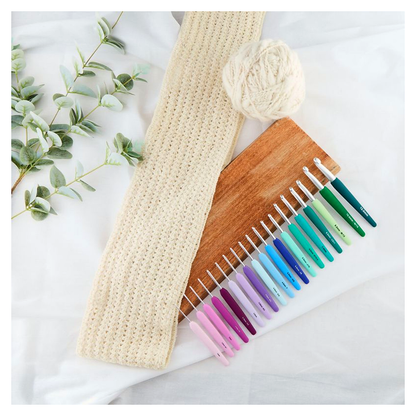 KnitPro Waves Häkelnadel beim Häkeln