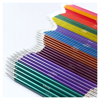 KnitPro Zing Nadelspiel aus leichtem Aluminium