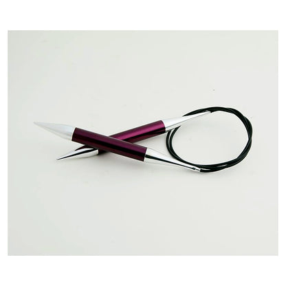 KnitPro Zing Rundstricknadel mit flexiblem Seil