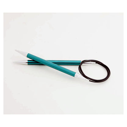 KnitPro Zing Rundstricknadel aus leichtem Aluminium