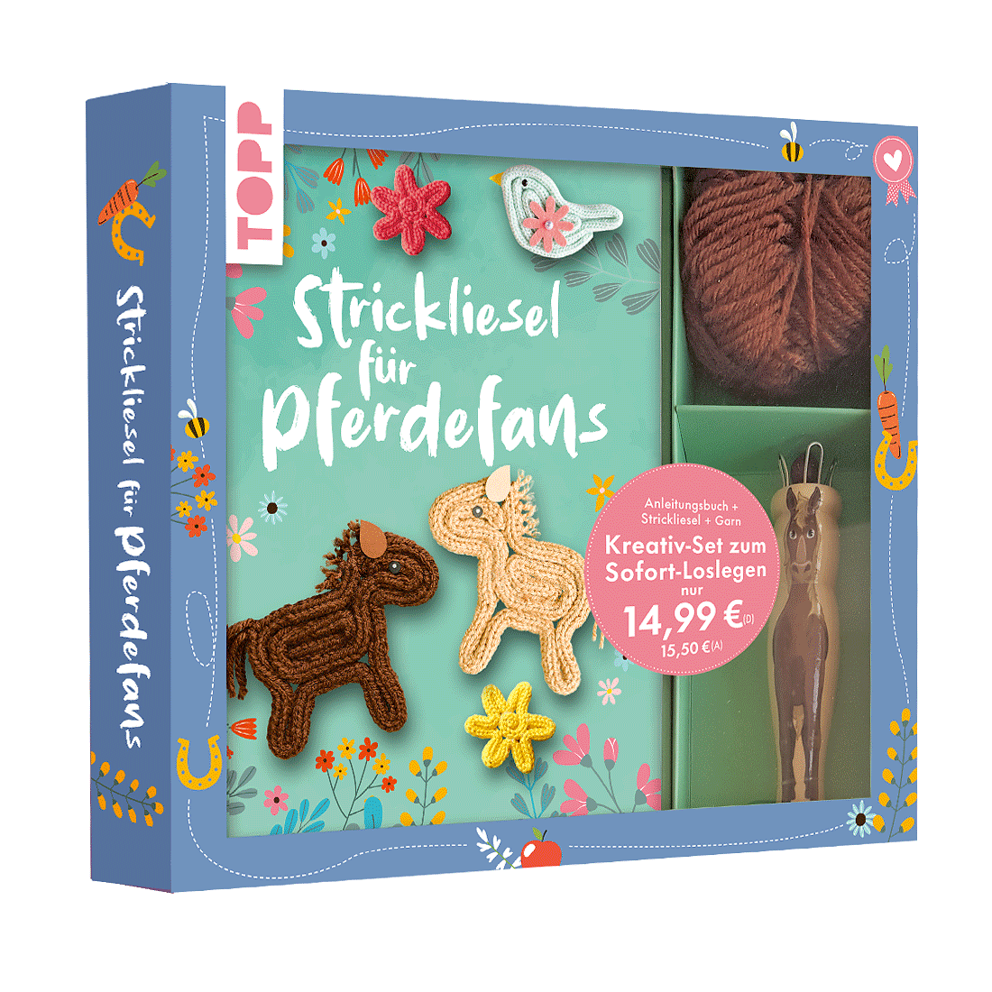 Kreativ-Set Strickliesel für Pferdefans von frechverlag